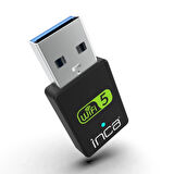 Inca IUWA-650X 650Mbps  Bluetooth 4.2 Dual-Bant Kablosuz-Ac Nano Usb Adaptör 