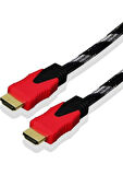 Qport Q-HDMI151 1.5m 2.0V 4K altın uçlu örgülü kablo