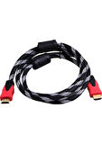 Qport Q-HDMI151 1.5m 2.0V 4K altın uçlu örgülü kablo