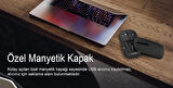 Inca IWM-242S Double Mod Bluetooth 5.4 + 2.4G Wireless Şarjlı Sessiz Mouse | 500mAh Batarya | 800/1200/1600 DPI | Sağ-Sol El Kullanımı | Manyetik Kapak | El Tipi Tasarım | LED Göstergeli | Type-C Şarj | Windows, Mac, Android Uyumlu