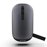 Inca IWM-242G Bluetooth 5.4 + 2.4G Kablosuz Sessiz Optik Mouse | Çift Modlu Bağlantı | 500mAh Şarjlı Batarya | 800-1600 DPI | Manyetik Kapak | Sağ-Sol El Kullanımı | El Tipi Ergonomik Tasarım | LED Göstergeli | Type-C Şarj | Windows, Mac, Android Uyu