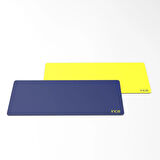 IMP-019 PU Deri Mousepad Çift Taraflı Masa Matı 80x30 Kaymaz Su Geçirmez