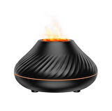 H20 Humidifier Difüzör Cihazı 130ML Siyah