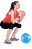 Delux 20 Cm Turkuaz Pilates Topu Jimnastik Yoga Plates Egzersiz Topu - Turkuaz