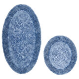 Alanur Salina Oval Cotton Makarnalı 2 Li Paspas Eskitme