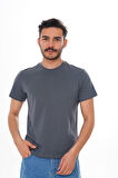 Basics&More Erkek Pamuklu Bisiklet Yaka T-Shirt - Rahat, Şık ve Zamansız Tasarım 20801