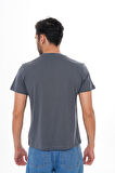 Basics&More Erkek Pamuklu Bisiklet Yaka T-Shirt - Rahat, Şık ve Zamansız Tasarım 20801