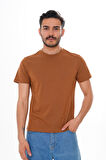 Basics&More Erkek Pamuklu Bisiklet Yaka T-Shirt - Rahat, Şık ve Zamansız Tasarım 20801