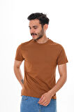 Basics&More Erkek Pamuklu Bisiklet Yaka T-Shirt - Rahat, Şık ve Zamansız Tasarım 20801