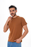 Basics&More Erkek Pamuklu Bisiklet Yaka T-Shirt - Rahat, Şık ve Zamansız Tasarım 20801