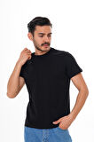 Basics&More Erkek Pamuklu Bisiklet Yaka T-Shirt - Rahat, Şık ve Zamansız Tasarım 20801