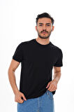 Basics&More Erkek Pamuklu Bisiklet Yaka T-Shirt - Rahat, Şık ve Zamansız Tasarım 20801