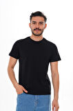 Basics&More Erkek Pamuklu Bisiklet Yaka T-Shirt - Rahat, Şık ve Zamansız Tasarım 20801