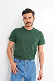Basics&More Erkek Pamuklu Bisiklet Yaka T-Shirt - Rahat, Şık ve Zamansız Tasarım 20801