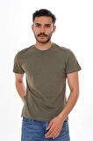Basics&More Erkek Pamuklu Bisiklet Yaka T-Shirt - Rahat, Şık ve Zamansız Tasarım 20801