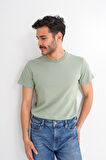 Basics&More Erkek Pamuklu Bisiklet Yaka T-Shirt - Rahat, Şık ve Zamansız Tasarım 20801