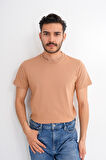 Basics&More Erkek Pamuklu Bisiklet Yaka T-Shirt - Rahat, Şık ve Zamansız Tasarım 20801