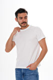 Basics&More Erkek Pamuklu Bisiklet Yaka T-Shirt - Rahat, Şık ve Zamansız Tasarım 20801