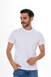 Basics&More Erkek Pamuklu Bisiklet Yaka T-Shirt - Rahat, Şık ve Zamansız Tasarım 20801