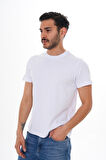 Basics&More Erkek Pamuklu Bisiklet Yaka T-Shirt - Rahat, Şık ve Zamansız Tasarım 20801