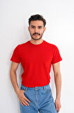 Basics&More Erkek Pamuklu Bisiklet Yaka T-Shirt - Rahat, Şık ve Zamansız Tasarım 20801
