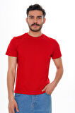 Basics&More Erkek Pamuklu Bisiklet Yaka T-Shirt - Rahat, Şık ve Zamansız Tasarım 20801