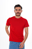 Basics&More Erkek Pamuklu Bisiklet Yaka T-Shirt - Rahat, Şık ve Zamansız Tasarım 20801