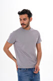Basics&More Erkek Pamuklu Bisiklet Yaka T-Shirt - Rahat, Şık ve Zamansız Tasarım 20801