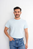 Basics&More Erkek Pamuklu Bisiklet Yaka T-Shirt - Rahat, Şık ve Zamansız Tasarım 20801