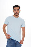 Basics&More Erkek Pamuklu Bisiklet Yaka T-Shirt - Rahat, Şık ve Zamansız Tasarım 20801