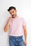 Basics&More Erkek Pamuklu Bisiklet Yaka T-Shirt - Rahat, Şık ve Zamansız Tasarım 20801