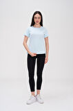 Basics&More Kadın Pamuklu Basic Bisiklet Yaka T-Shirt - 20791