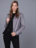 Basics&More Kadın Deri Ceket BM002
