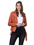 Basics&More Kadın Deri Ceket BM-01