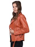Basics&More Kadın Deri Ceket BM-01