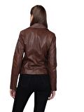 Basics&More Kadın Deri Ceket BM-01