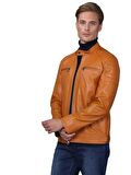 Basics&More Erkek Deri Ceket CMSE105