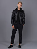 Basics&More Erkek Deri Ceket ES511
