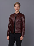 Basics&More Erkek Deri Ceket E1021