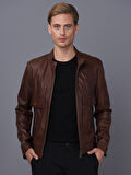 Basics&More Erkek Deri Ceket E1021