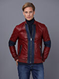 Basics&More Erkek Deri Ceket E1023