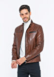 Basics&More Erkek Deri Ceket E/47