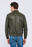 Basics&More Erkek Deri Ceket YNS45