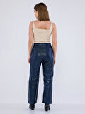 Basics&More Kadın Hakiki Deri Pantolon P03