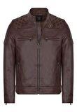 Basics&More Erkek Deri Ceket E-1042