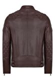 Basics&More Erkek Deri Ceket E-1042