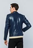 Basics&More Erkek Deri Ceket E-1042