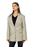 Basics&More Kadın Oversize Blazer Ceket - OB