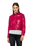 Basics&More Kadın Hakiki Deri Ceket - Kendall