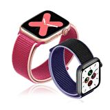 E2M APPLE WATCH 42-44MM KRD-03 HASIR SARI KORDON